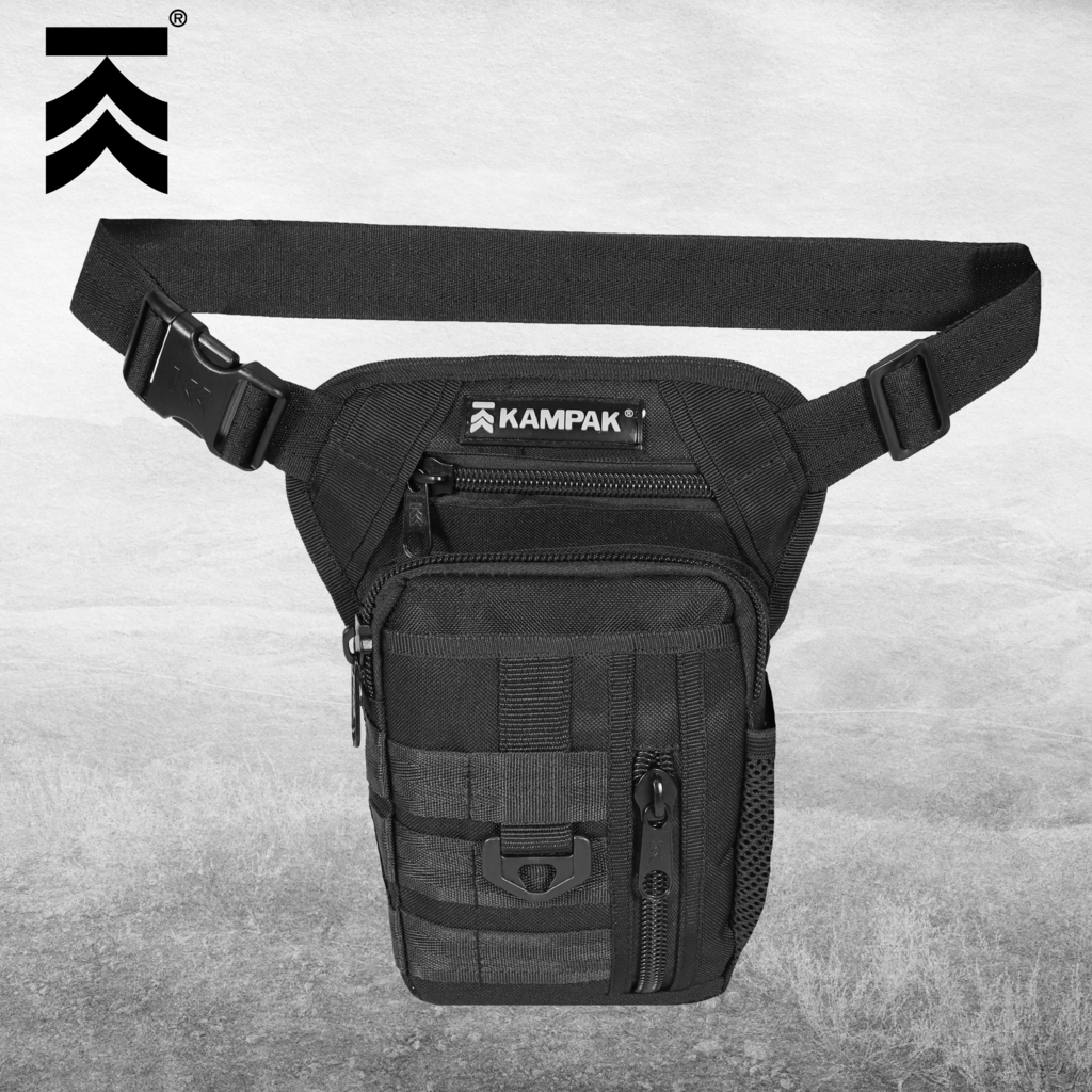 Piernera Tactica Kampak Rt36 Modelo Mediano Ligero Multiusos