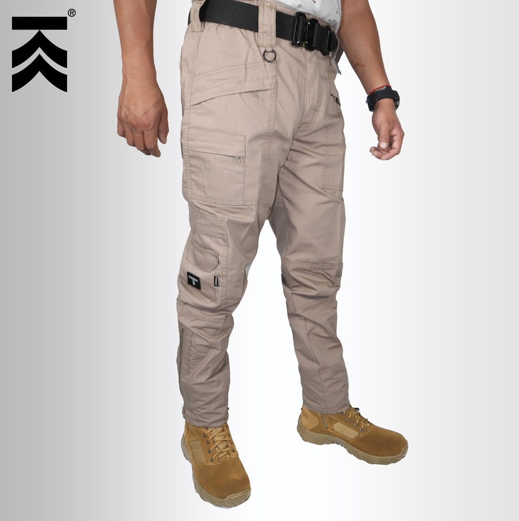 Pantalon tactico kaki hombre hotsell
