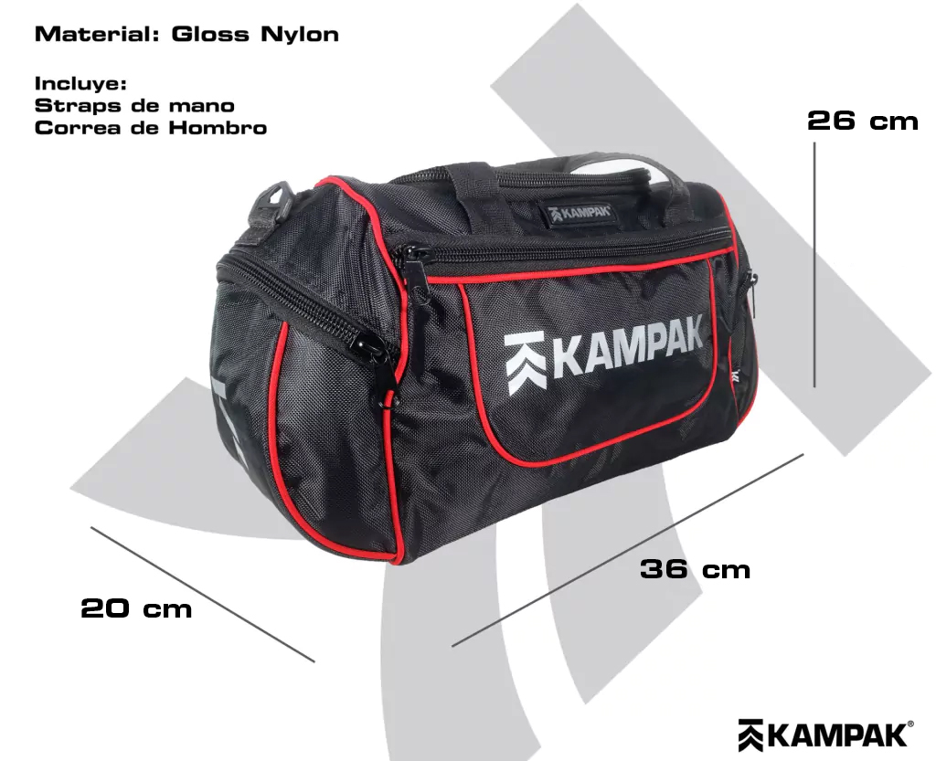 Maleta Deportiva Kampak M003 Gimnasio Multiusos Viaje Gym