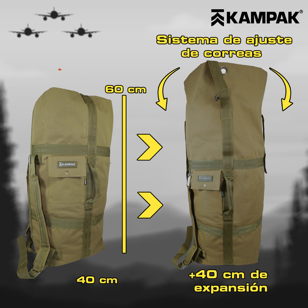 Mochila salchicha militar hotsell