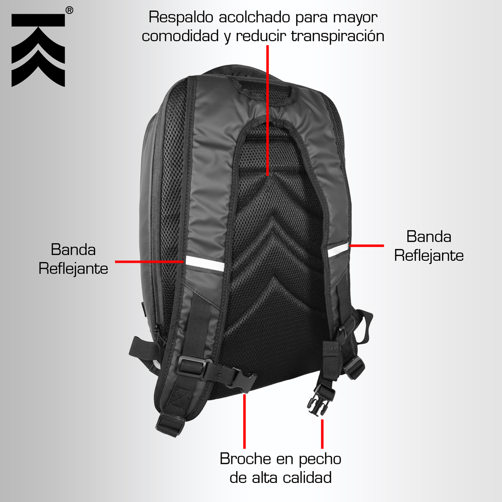Mochila tactica para motociclistas KAMPAK KM07