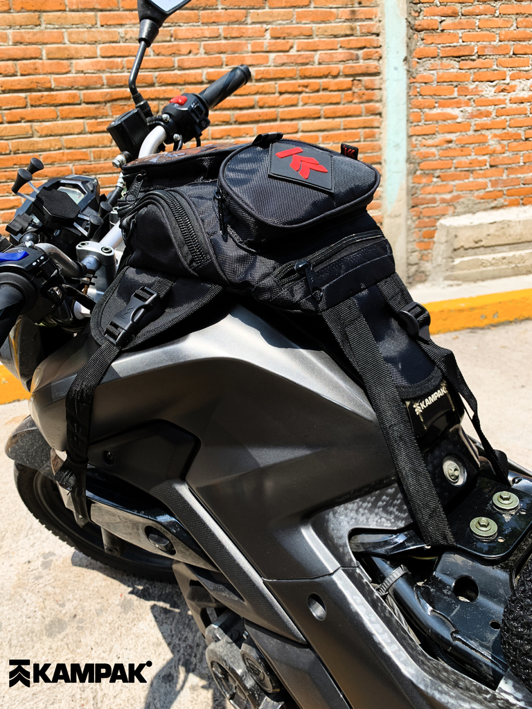 Mochila para online moto tanque