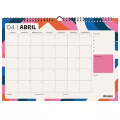 MOOVING CALENDARIO 2025 HYPE 35X25 - comprar online