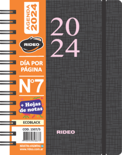 RIDEO AGENDA 2024 DIARIA Nº7 14,5X19,5 CM
