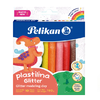 PELIKAN PLASTILINA GLITTER X 10 COLORES