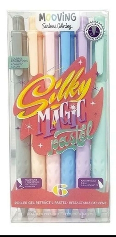MOOVING ROLLER SILKY MAGIC PASTEL X 6 COLORES