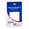 Avery Etiquetas Blancas Manuales Rectangulares 8.1X15.8 mm 3011 ( 321668 )