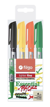 FILGO RESALTADORES LIGHTER FINE ESSENTIAL X 4 COLORES ( 328266 )