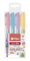 FILGO RESALTADORES LIGHTER FINE GALAXY X 4 COLORES