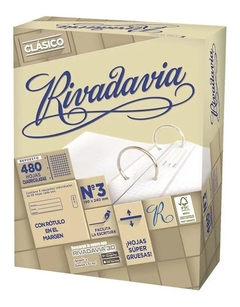 RIVADAVIA REPUESTO FAMILIAR Nª X 480 HJS CUADRICULADAS