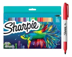 Marcadores Sharpie Permanentes X18 Exotic Fish Edition ( 337287 )