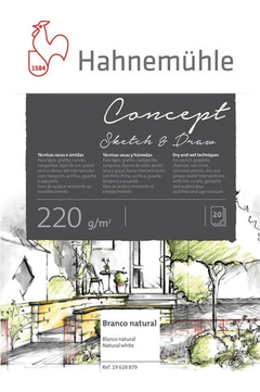 Block Hahnemühle Concept Sketch & Draw A4 220grs 20hjs ( 324580 )