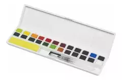 DERWENT SET DE ACUARELAS INTENSE X 24 COLORES + 1 PINCEL RECARGABLE ( 326828 ) - comprar online