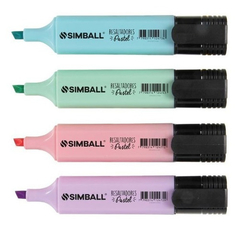 SIMBALL RESALTADORES PASTEL X 4 COLORES ( 300854 ) - comprar online