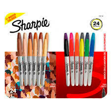 SHARPIE MARCADOR FINE TIERRA X 24 COLORES ( 337142 )