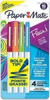 PAPER MATE MARCADORES FLAIR BOLD TIP X 4 COLORES ( 329193 )