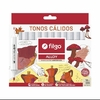 FILGO MARCADOR ARTISTICO ALLOY DOBLE PUNTA TONOS CALIDOS X 12 ( 335336 )