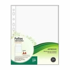 FW FOLIOS A4 REFORZADOS X 100 UNID.