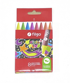 FILGO CRAYONES PINTO FLUO X8