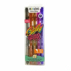 MOOVING ROLLER SILKY GLITTER X 5 COLORES