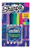 SHARPIE MARCADORES COLORES COSMICOS PUNTA FINA X 5 ( 321686 )