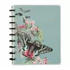 Cuaderno inteligente clásico Mariposas y flores Páginas con líneas punteadas 60 hojas