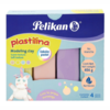 PELIKAN PLASTILINA MODELING CLAY PASTEL X 4 UNID.