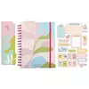 IBI CRAFT CUADERNO SPIRIT ESPIRAL 150hjs + STICKERS + REGLA