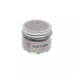 IBI CRAFT LACRE EN PERLAS COLOR VERDE PASTEL X 20 GRS