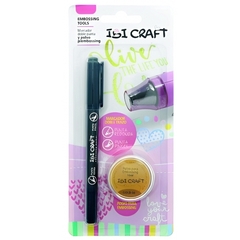 IBI CRAFT EMBOSSING SET 1 MARCADOR 2 PUNTAS Y FRASCO ( 333773 )