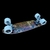 Mini Cruiser Completo Tipo Penny No Name Madera 22" Alta Calidad Skull & Roses - Sportfanatic