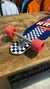 Imagen de Longboard Rad Importado Drop Through Checker Stripe Azul 9"