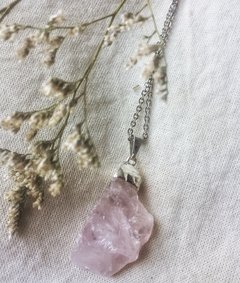 COLLAR CUARZO ROSA - comprar online