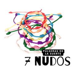 PULSERAS 7 NUDOS DE COLORES