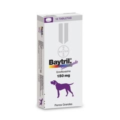 Baytril 50 mg Antibiótico x 10 Tabletas