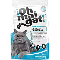 Comida para Gato Adultos Ohmaigat Caseros y Delicados x 200. Grs