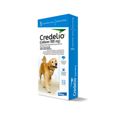 Credelio contra Pulgas y Garrapatas para Perros de 22 a 45 Kg. Tabletas Masticables