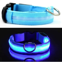 Collar con Luz Led en Tela Colores Surtidos - (Recargable) PA54