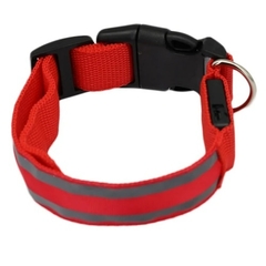 Collar con Luz Led en Tela Colores Surtidos - (Recargable) PA54