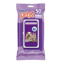 Pañitos Húmedos Petys Lavanda Relajante 50 Unidades