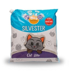 Arena para Gatos Silvester Aroma Manzana 4 Kilos