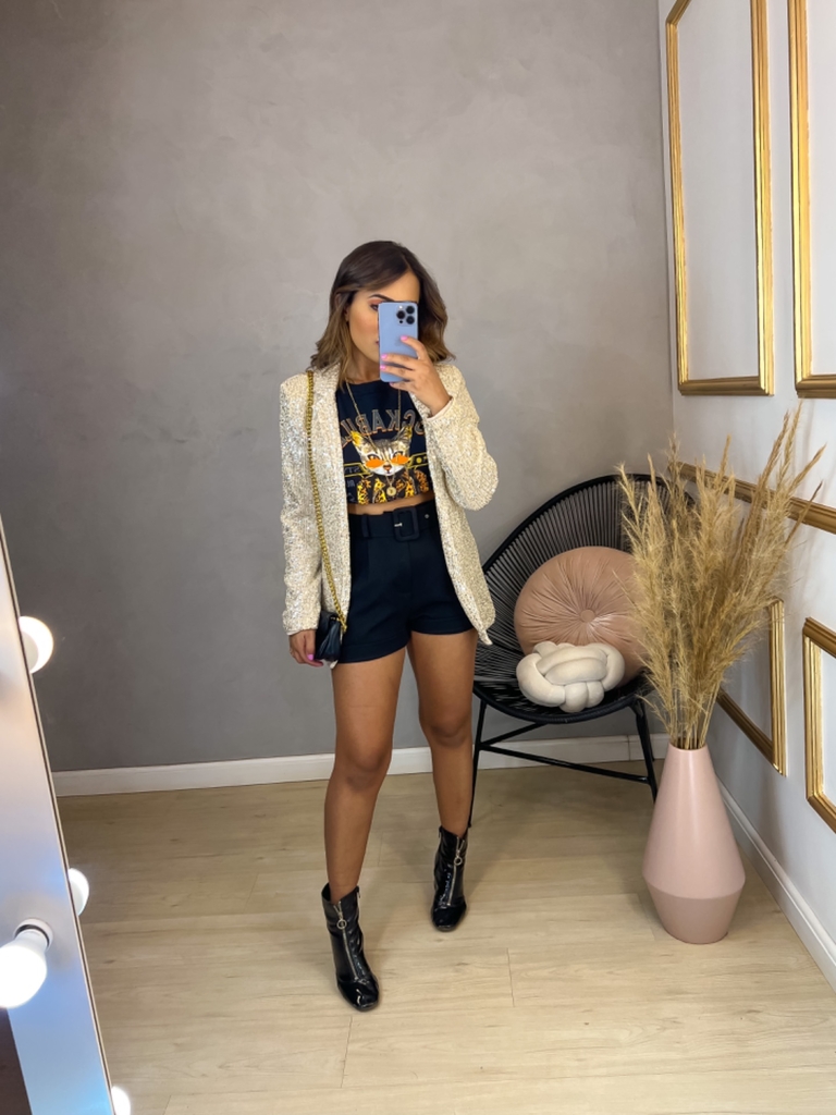Blusas estilosas sales femininas rock