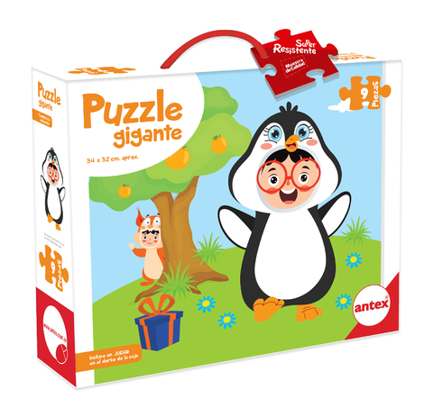 3040- Puzzle 9 Piezas Disfraces Pingüino