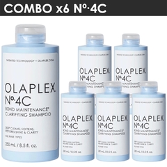 Combo x6 Olaplex Nº·4C Bond Maintenance Clarifyng Shampoo