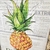 Quadro Decoração Abacaxi Pineapple 20x15cm - loja online