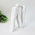 Escultura Minimalista Figura Humana Branca 20x14x6cm