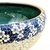 Vaso Decorativo Bacia Azul E Verde 16x40cm G - loja online