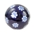 Bola Decorativa Azul E Branco Floral 10cm Porcelana D
