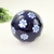 Bola Decorativa Azul E Branco Floral 10cm Porcelana D na internet