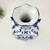 Vaso Azul E Branco Decorativo Com Alça 34x21x15cm - loja online